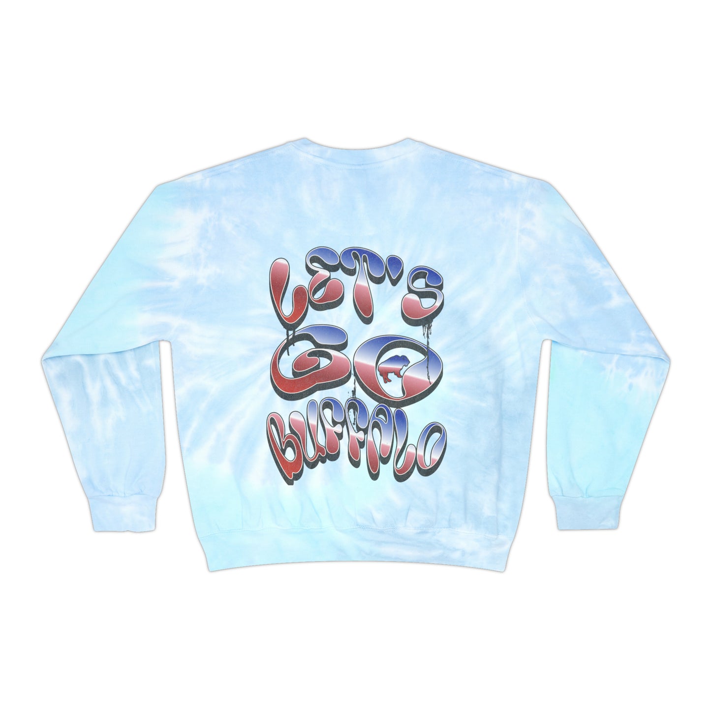 Buffalo Football Graffiti Tie-Dye Sweatshirt
