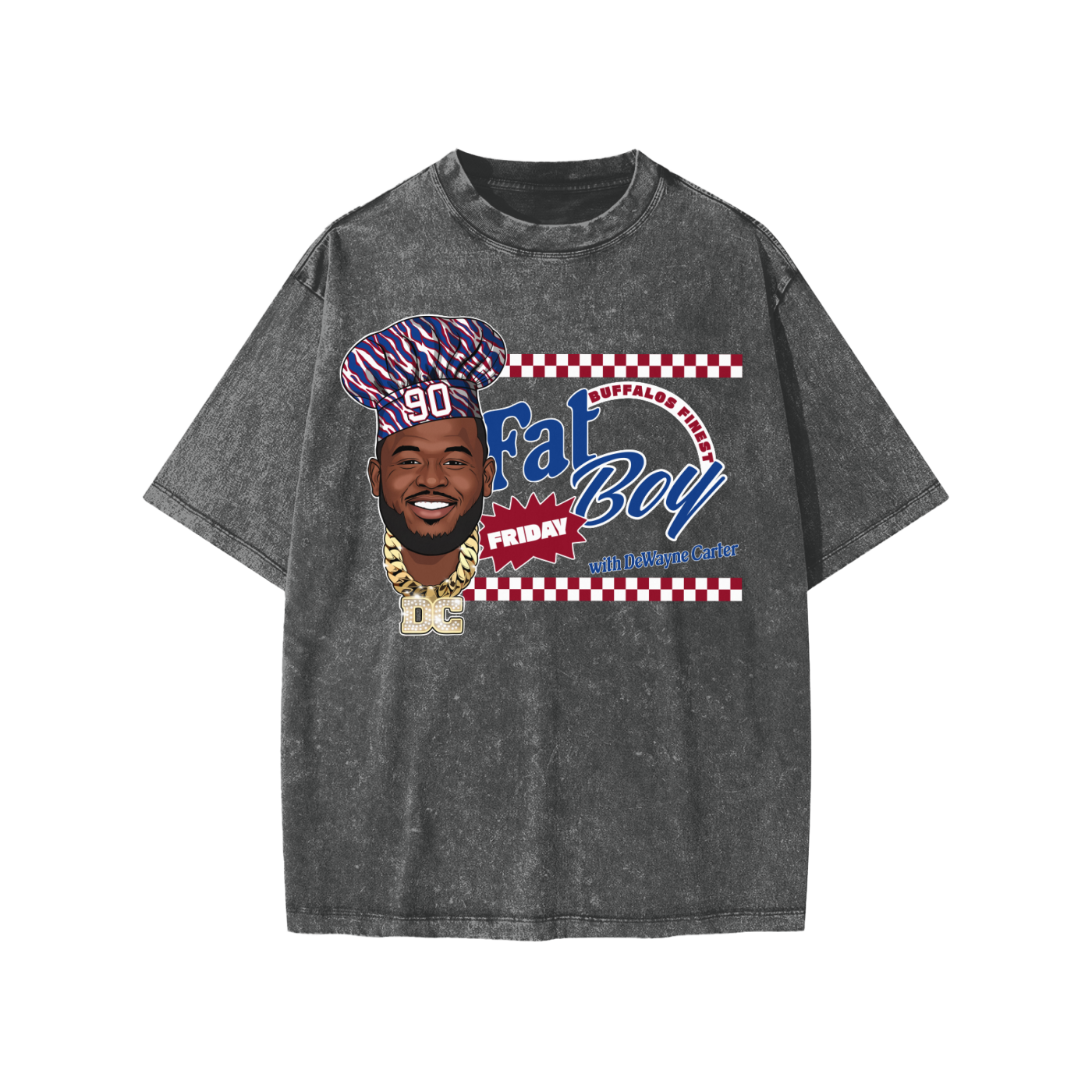 Dewayne Carter Fat Boy Friday Kids Vintage Wash T-Shirt