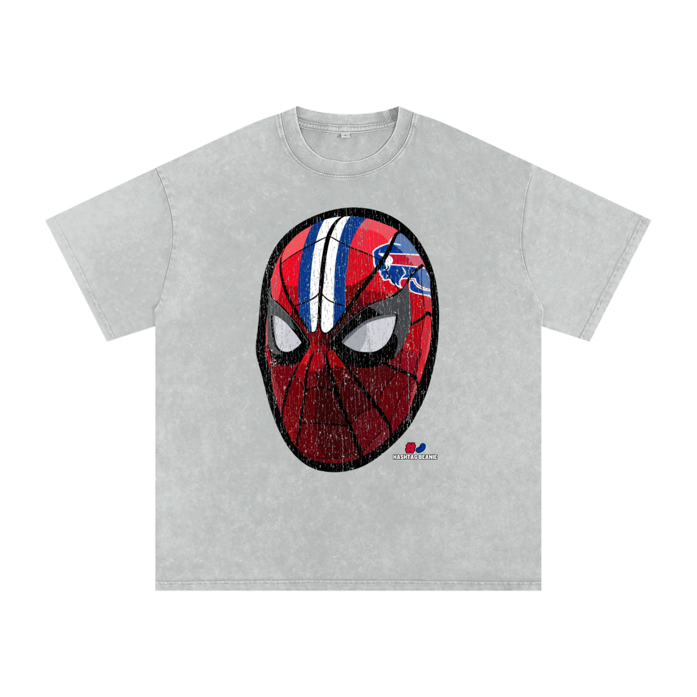 Spiderman Buffalo Helmet Vintage Washed T-Shirt