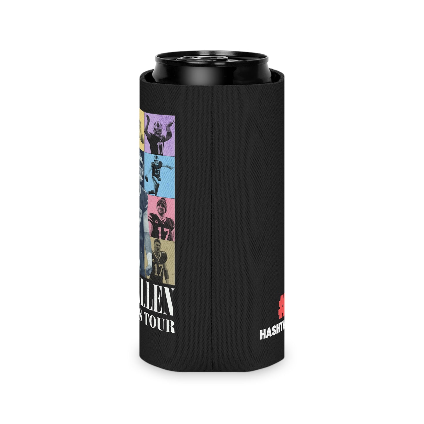 Josh Allen Eras Tour Can Cooler, Regular and Slim can Koozie