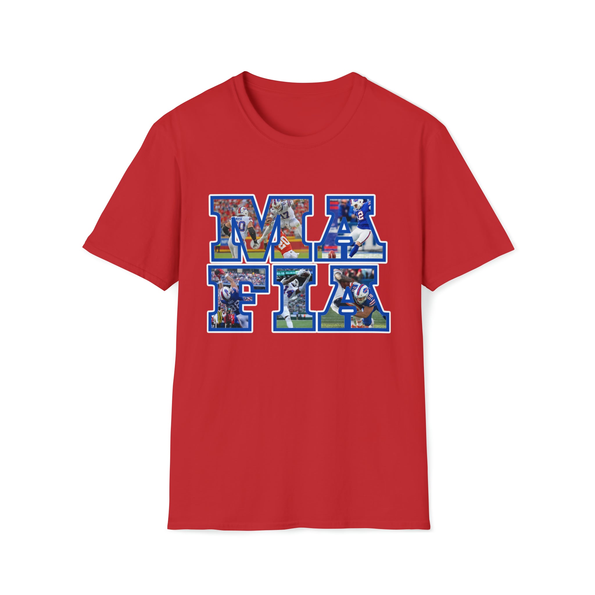 Bills Mafia Buffalo Mafia Unisex Cotton Crew Tee Solid Royal / L