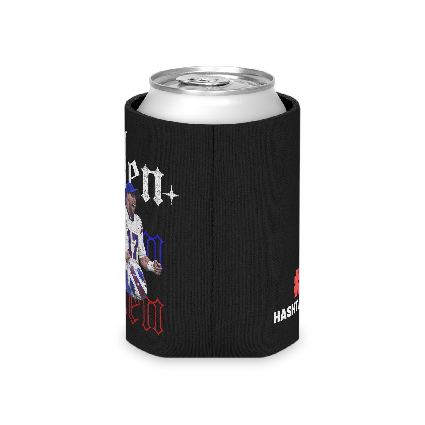 Josh Allen Bills Can Cooler, Regular and Slim can Koozie