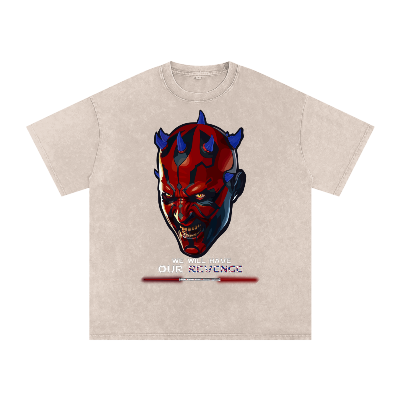 Darth Maul Mafia Revenge Vintage Washed T-Shirt