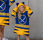 Kids Sabre Tooth Blanket Hoodie