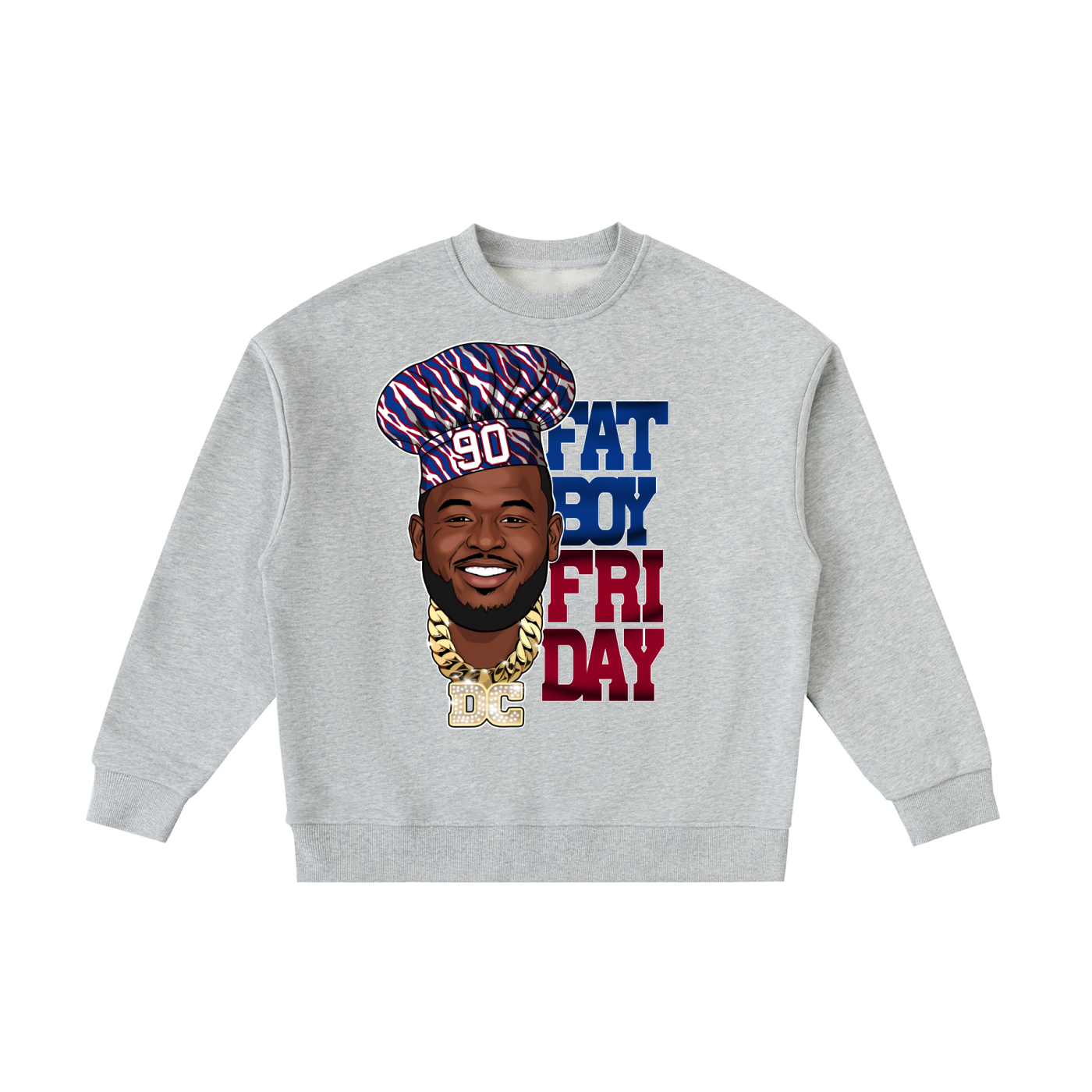 DeWayne Carter Fat Boy Friday Kids Fleece Crewneck Sweatshirt