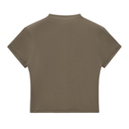 F#@K THE HATERS Slim Fit Mock Neck Baby Tee