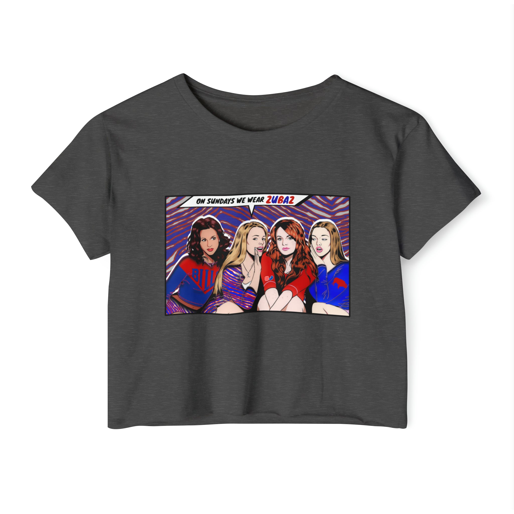 The Buffalo Football Plastics Crop Top