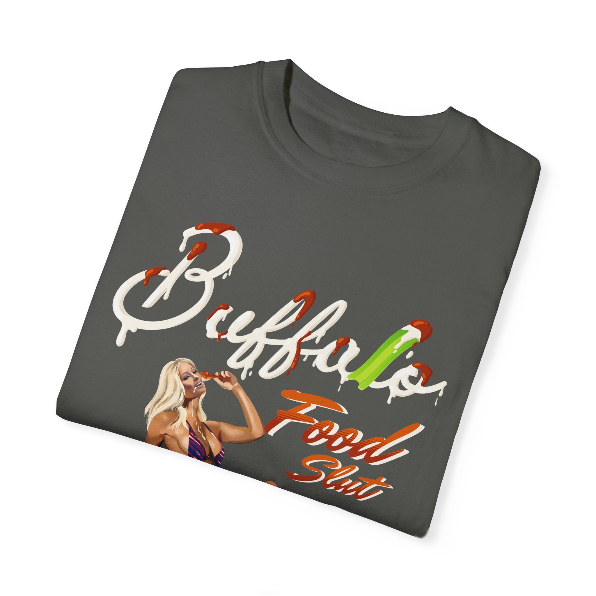 Buffalo Food Slut X Hashtag Beanie T-Shirt
