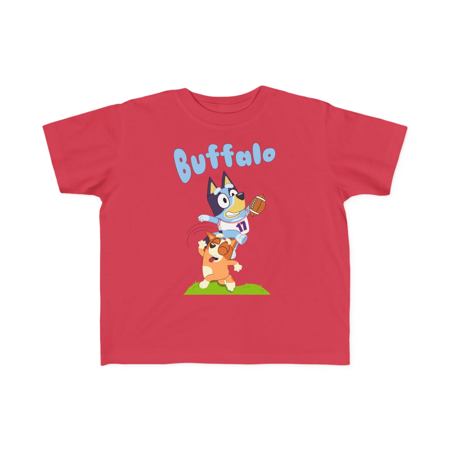 Bluey Buffalo Football Hurdle T-Shirt