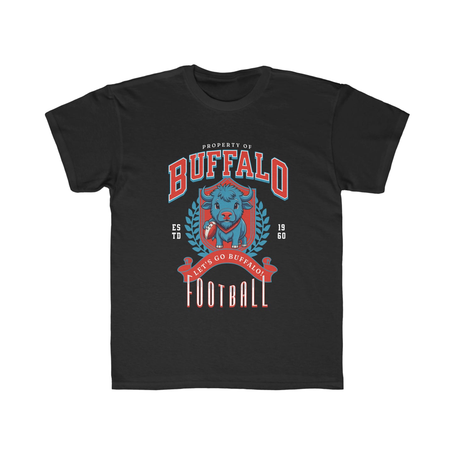 Kids Beanie Buffalo T Shirt, Buffalo Football Tee, Bills Mafia Shirt