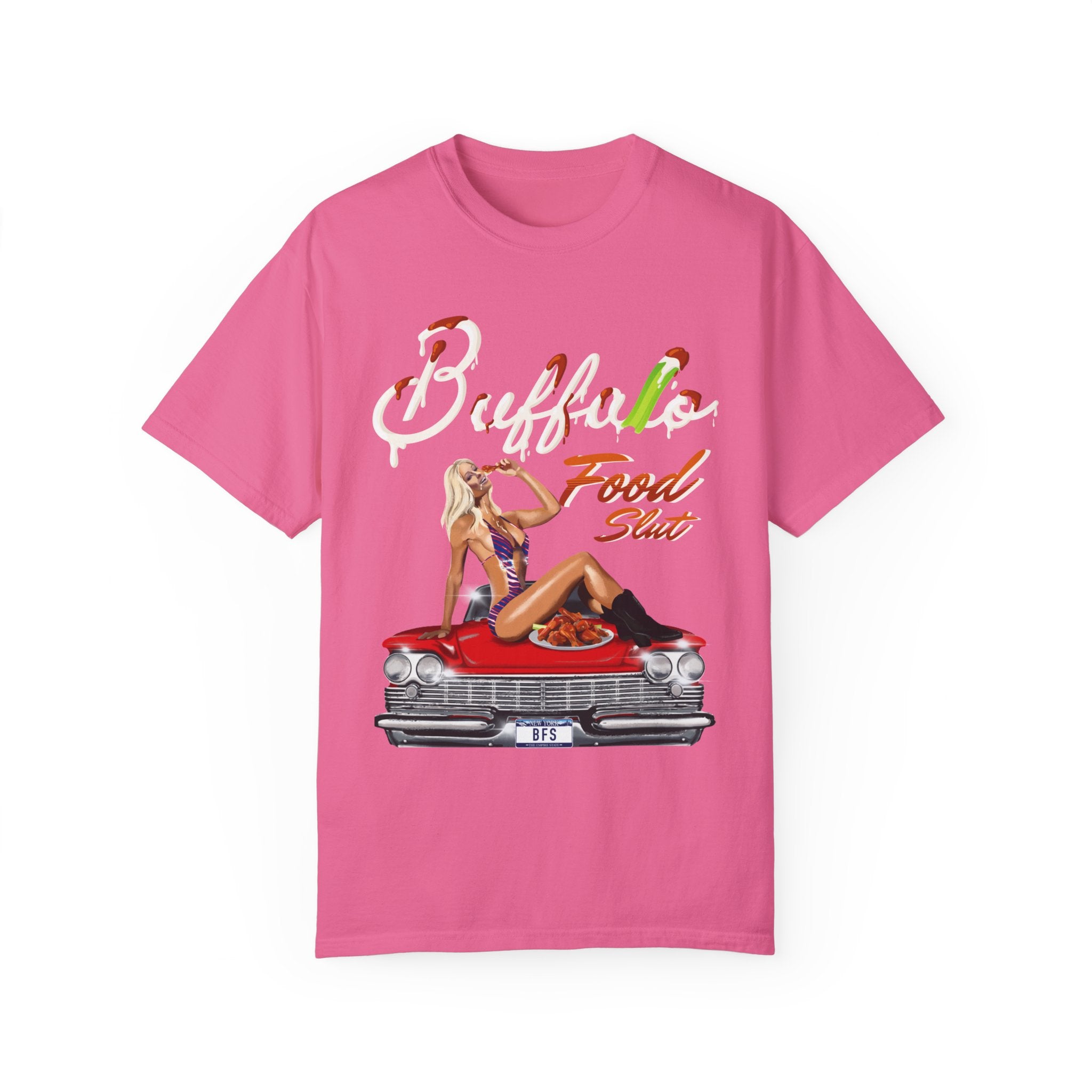 Buffalo Food Slut X Hashtag Beanie T-Shirt