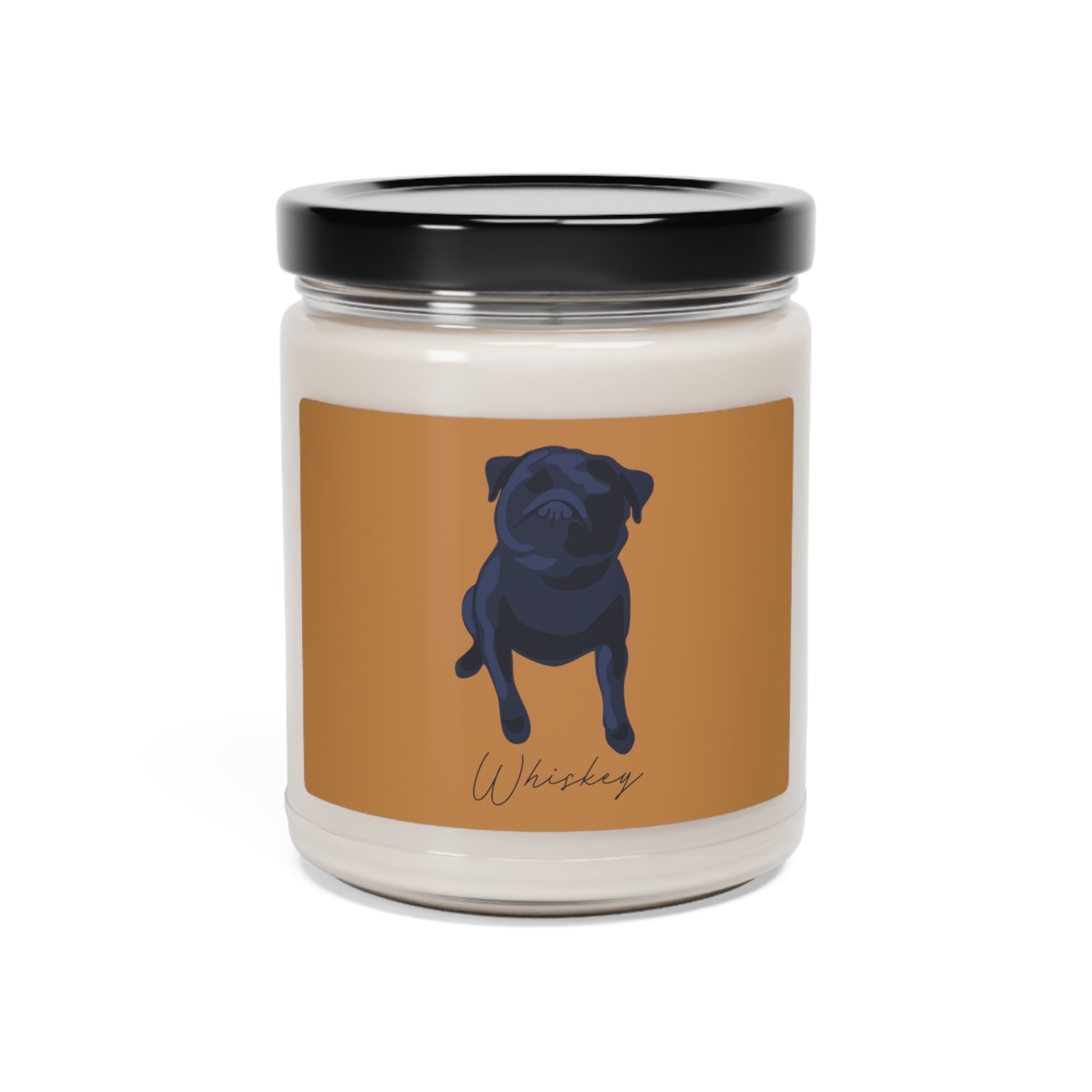 Scented Soy Candle, 9oz with custom portrait