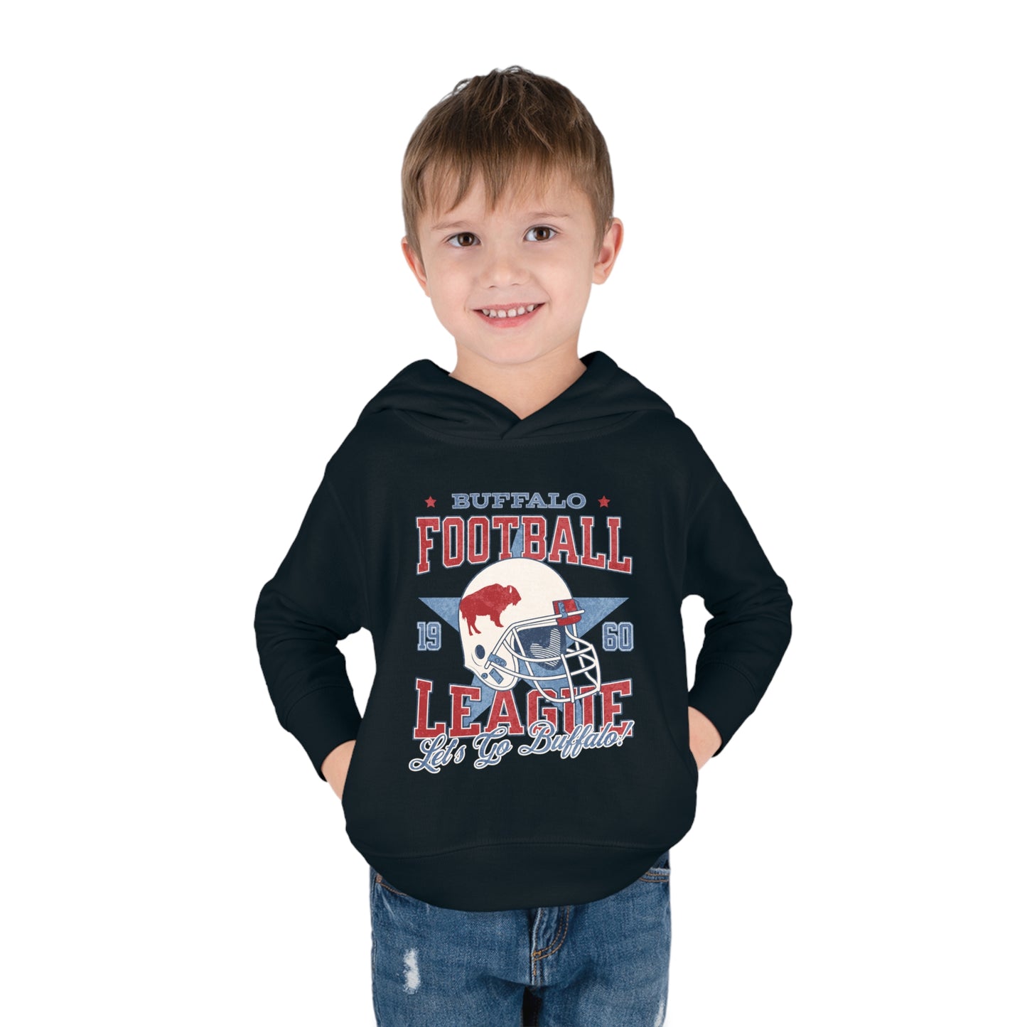 Buffalo Football League Vintage Style Toddler Hoodie