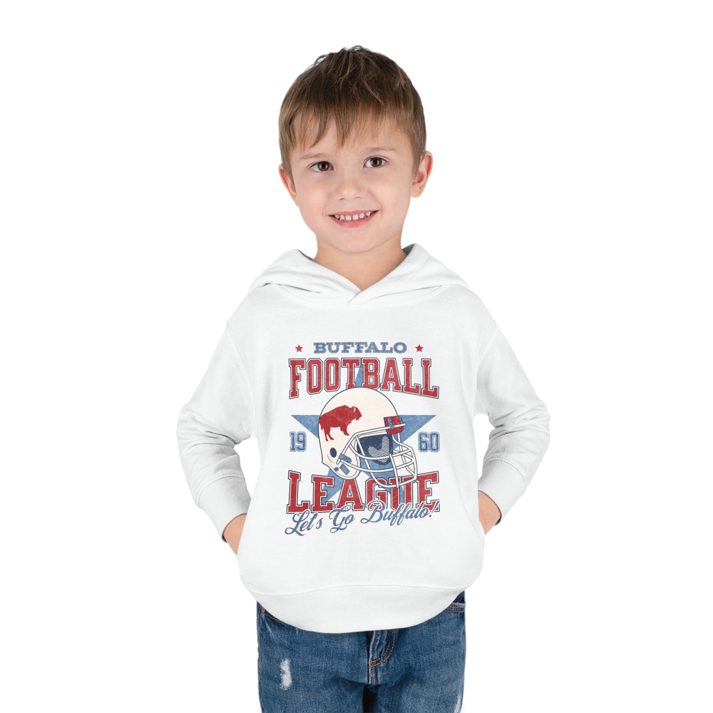 Buffalo Football League Vintage Style Toddler Hoodie