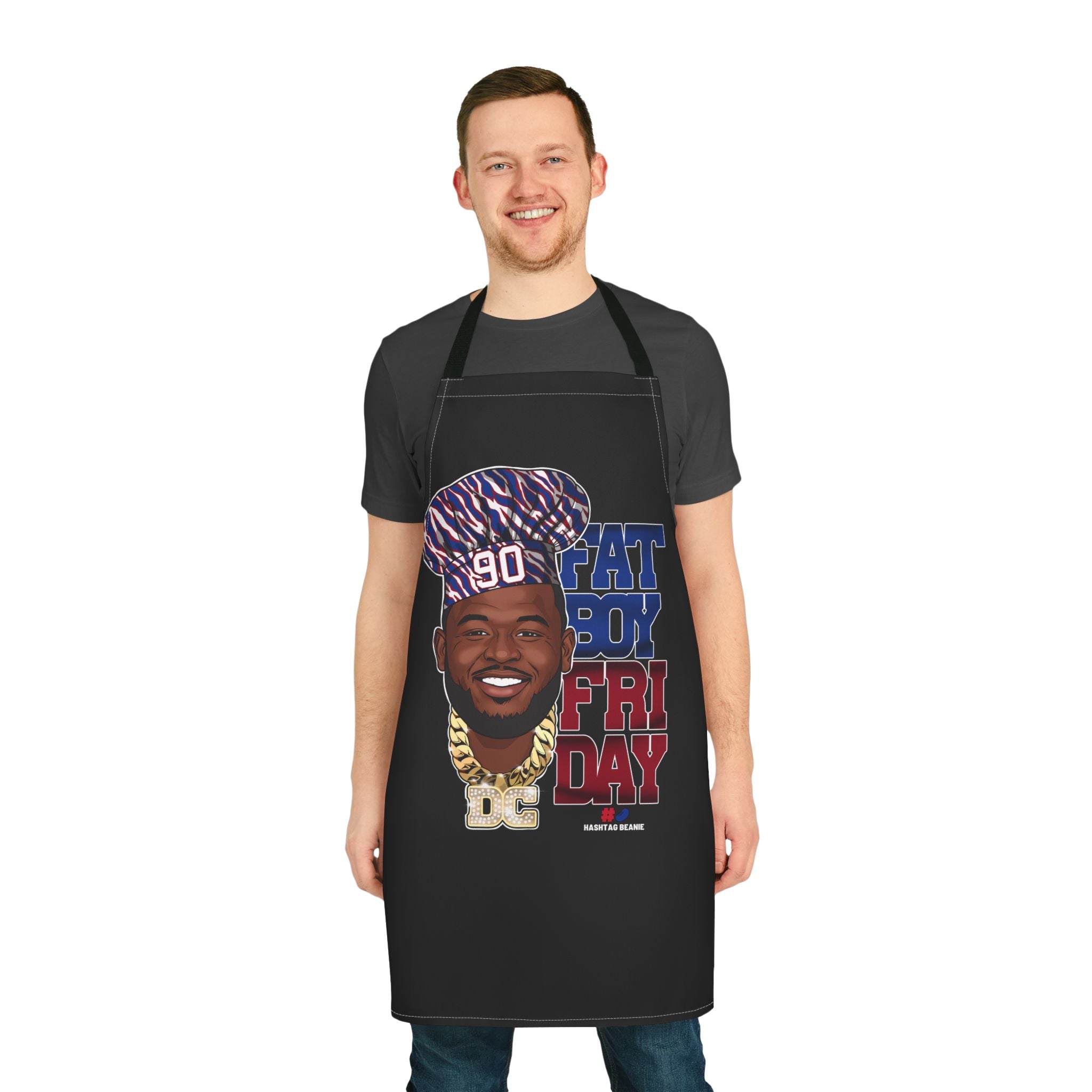 Apron, 5-Color Straps (AOP)