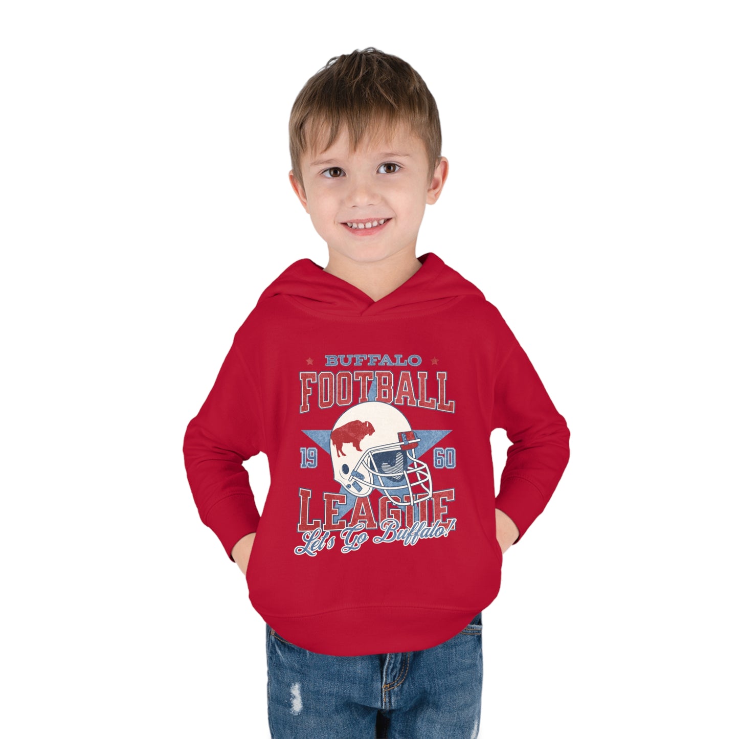 Buffalo Football League Vintage Style Toddler Hoodie