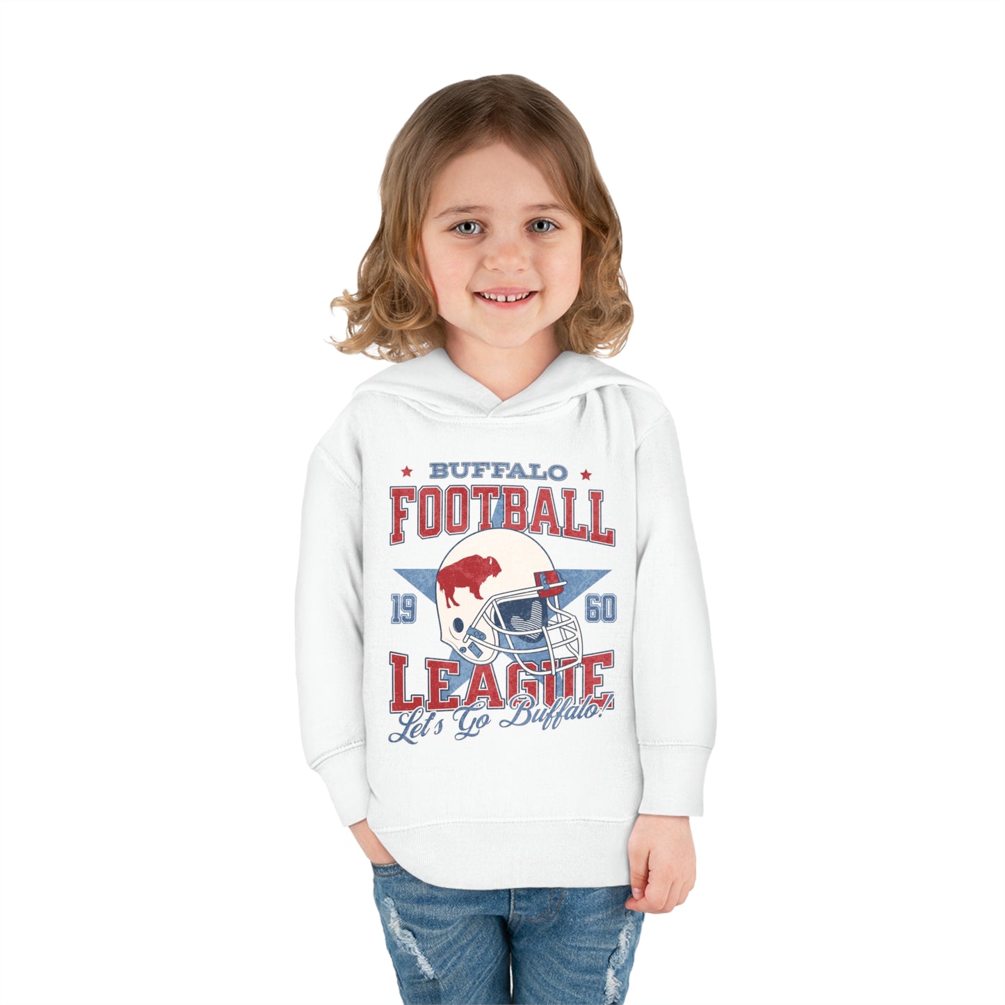 Buffalo Football League Vintage Style Toddler Hoodie