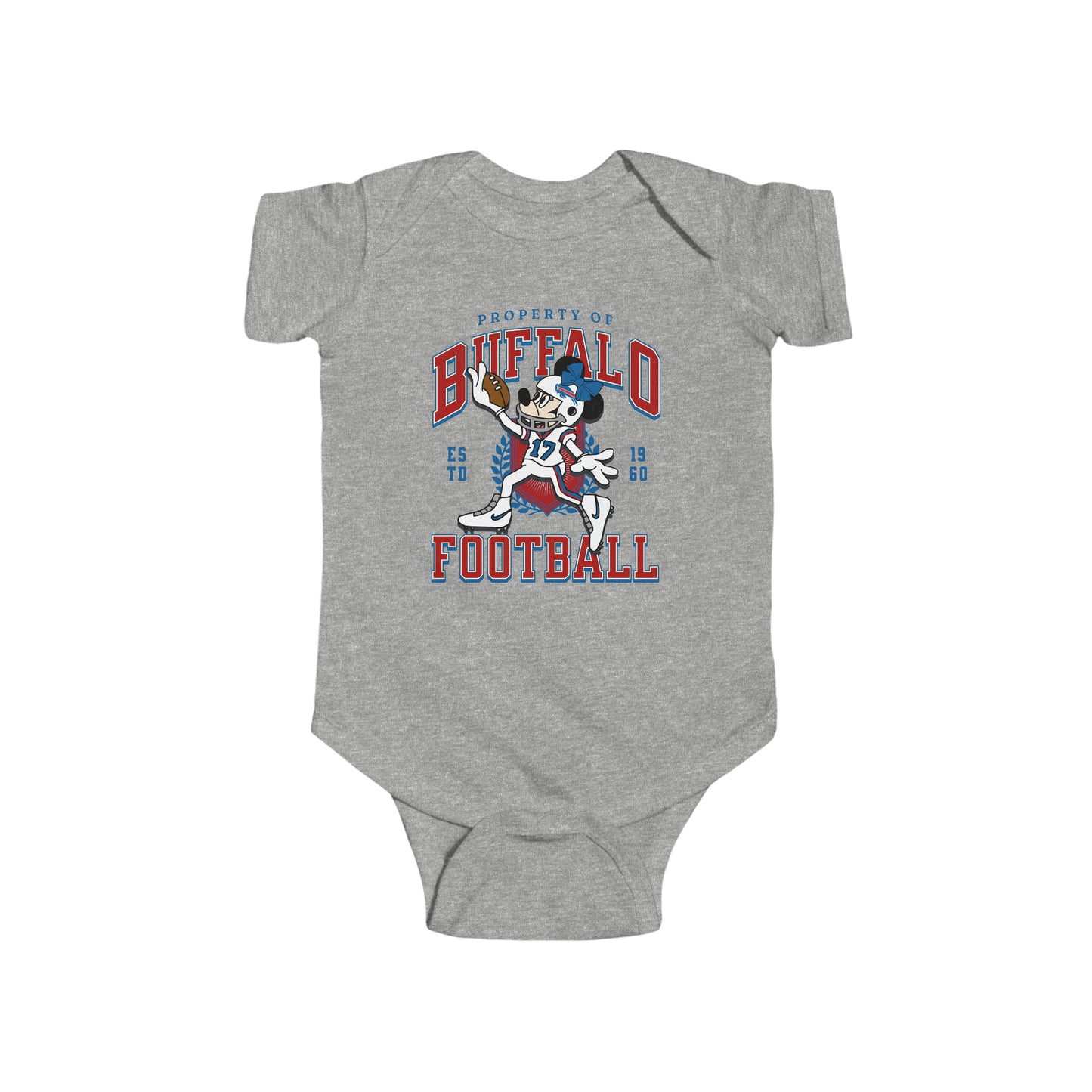 Minnie Buffalo Football Touchdown Infant Onesie