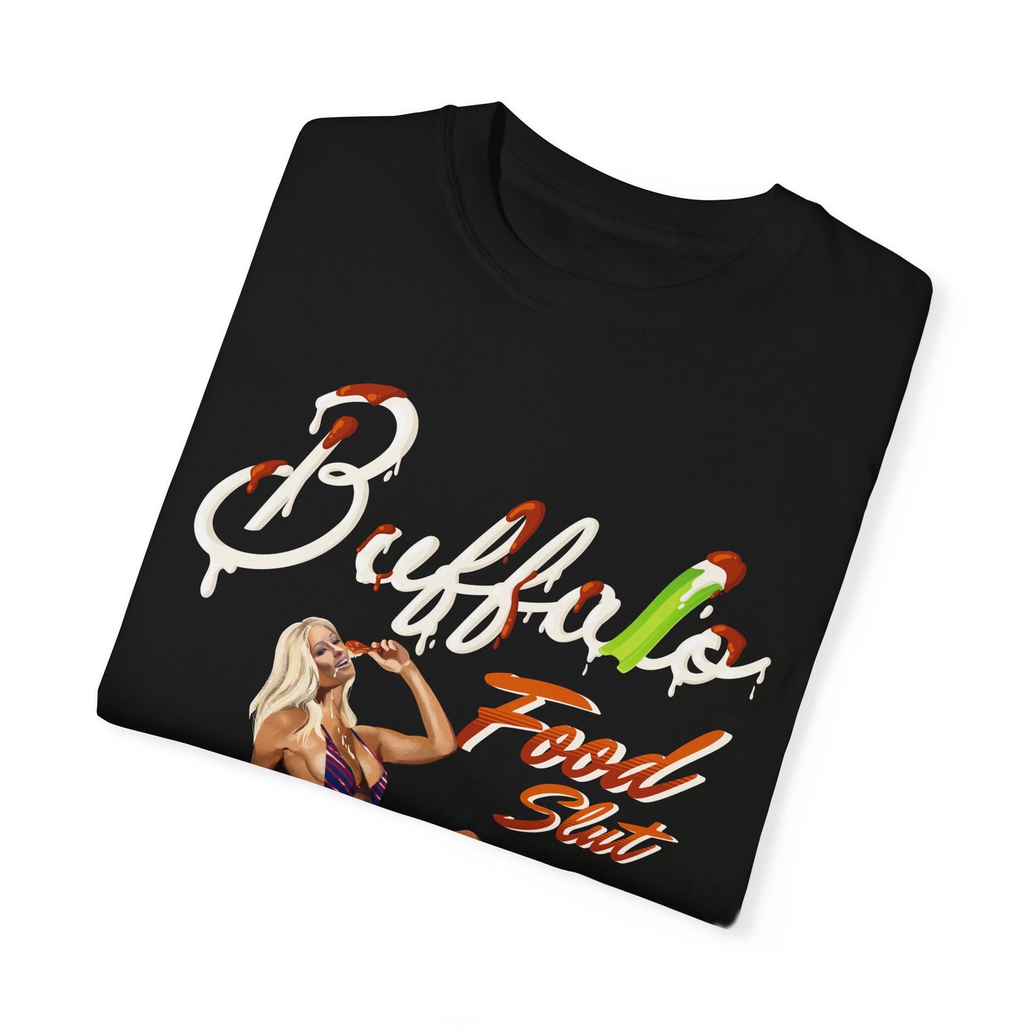 Buffalo Food Slut X Hashtag Beanie T-Shirt