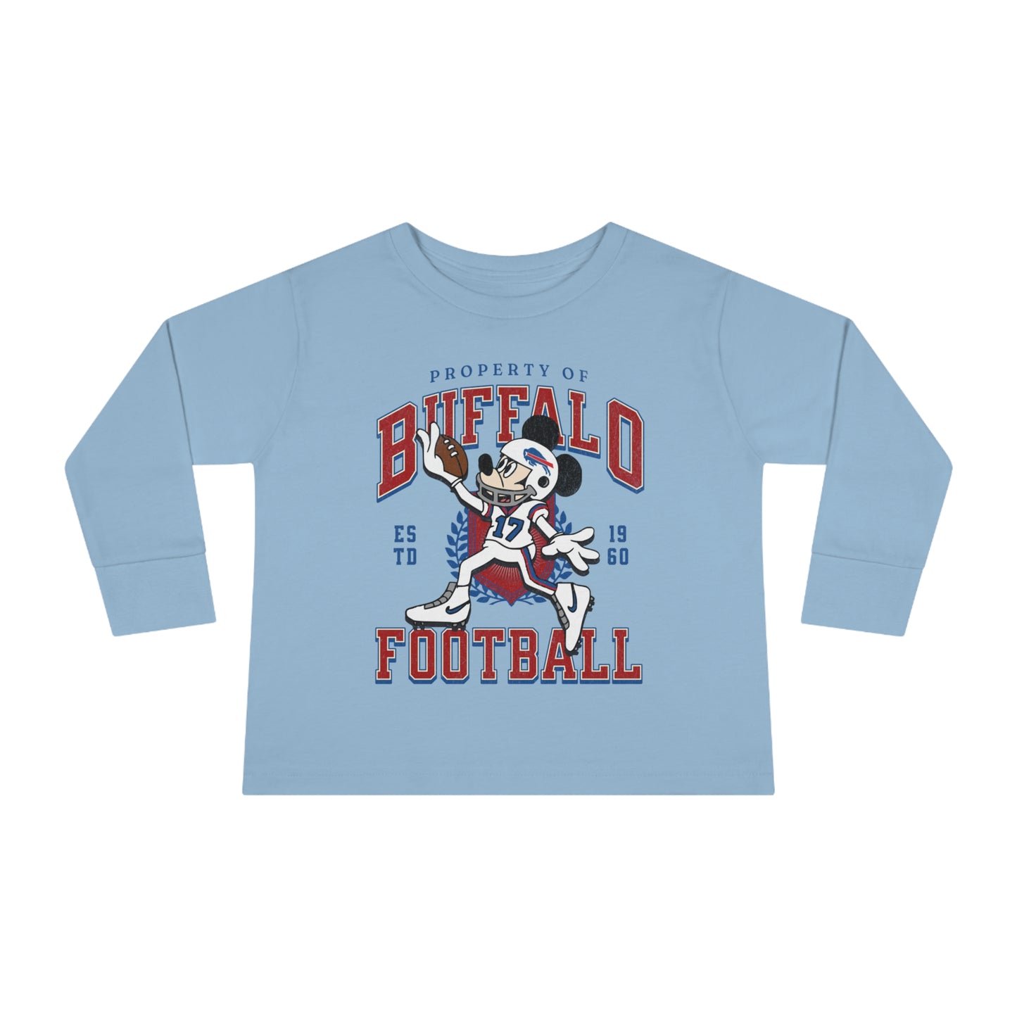 Mickey Buffalo Football Touchdown Long Sleeve Shirt