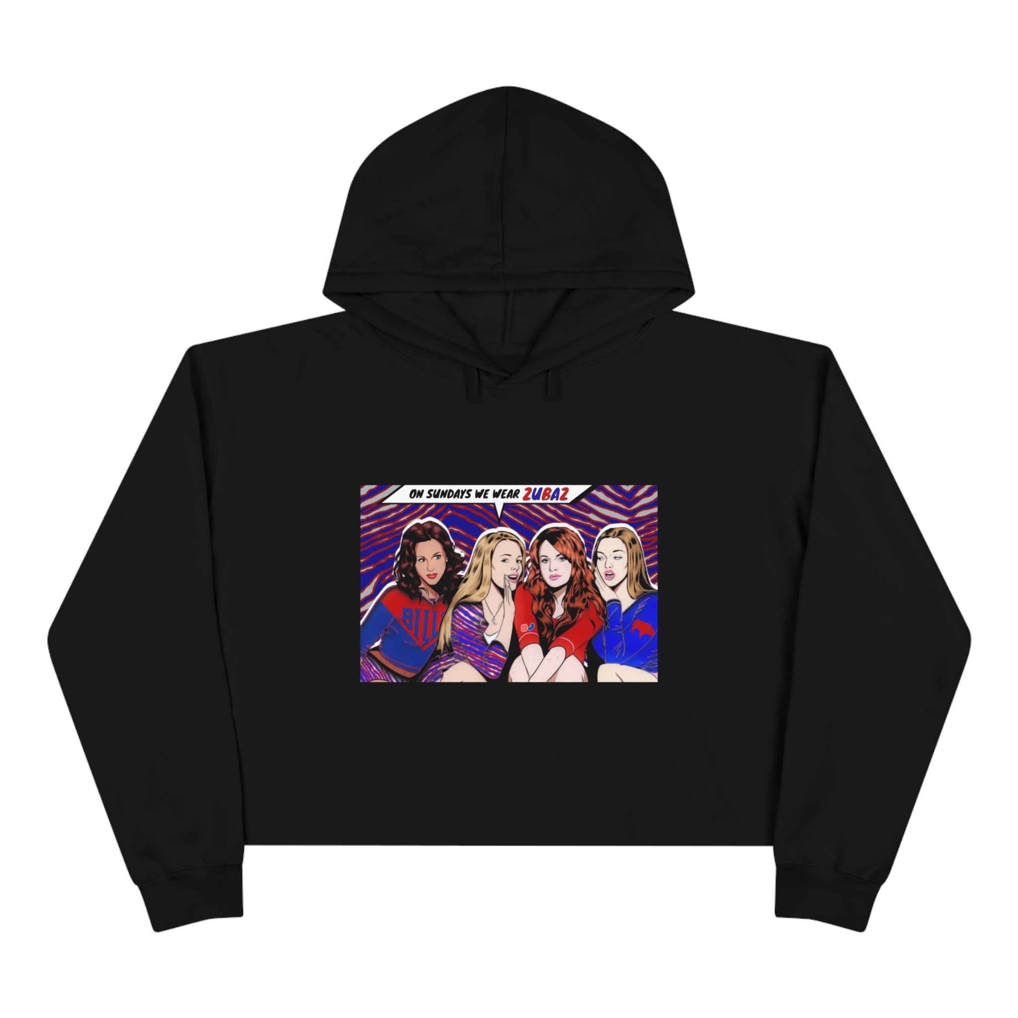 The Buffalo Football Plastics Cropped Hoodie