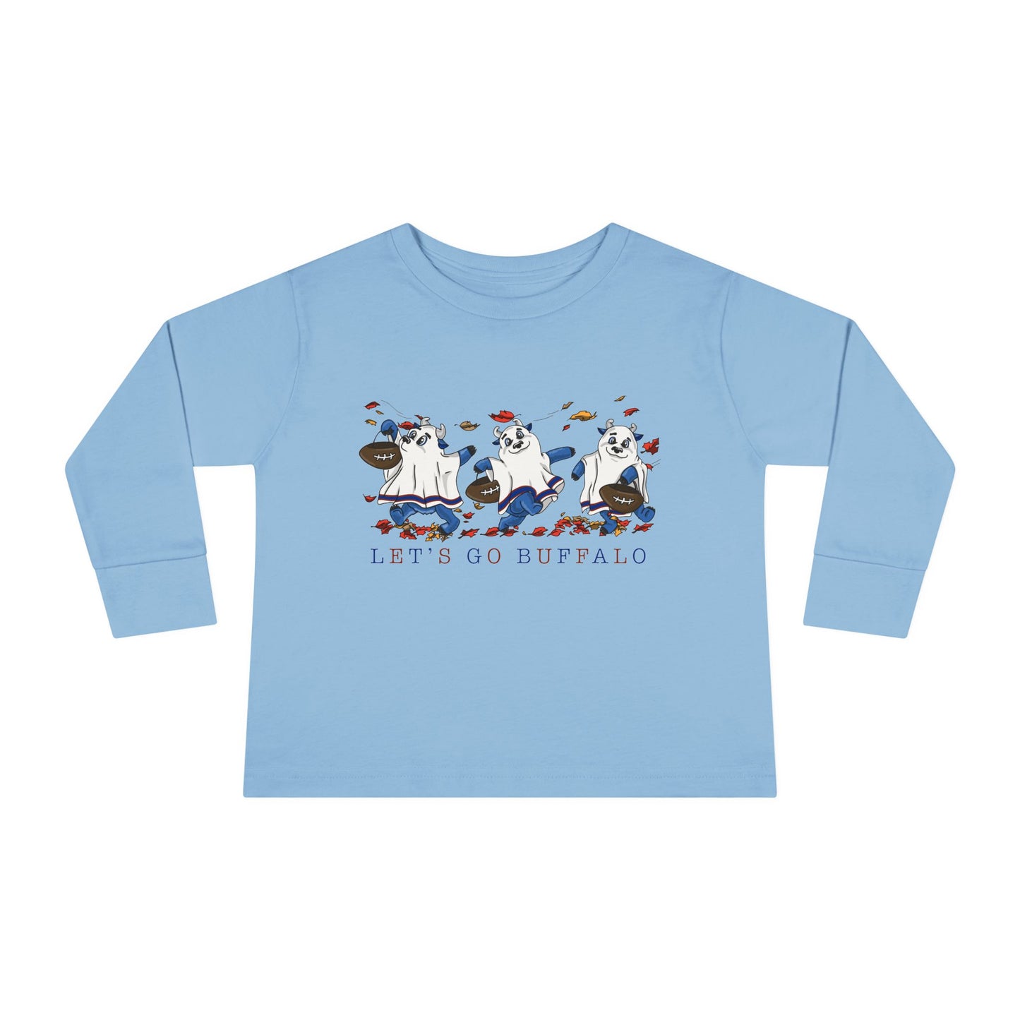 Spooky Billy Let's Go Buffalo Toddler Longsleeve