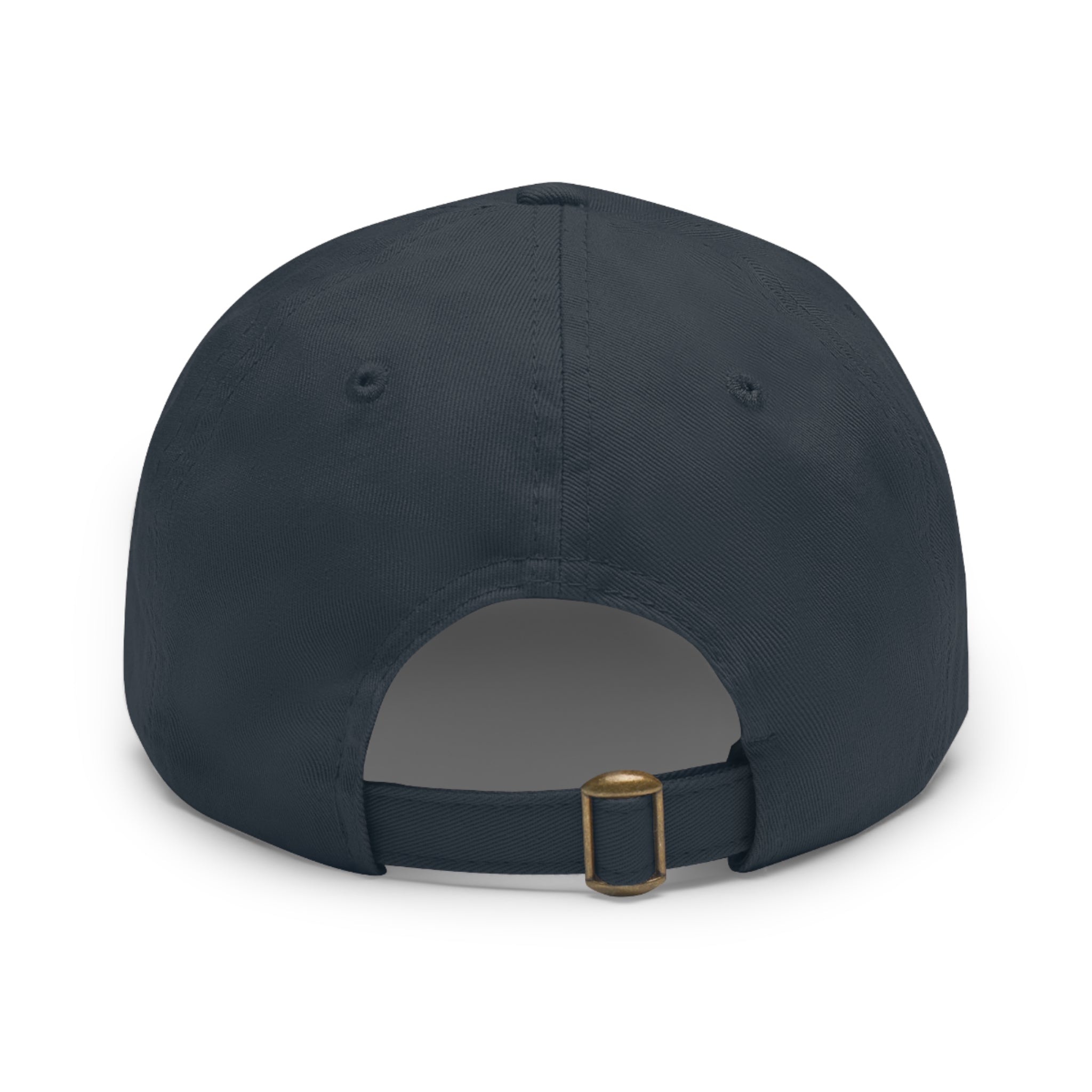 Baseball Hat with Leather Patch and custom portrait
