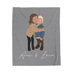 50x60" Plush Blanket with custom portrait