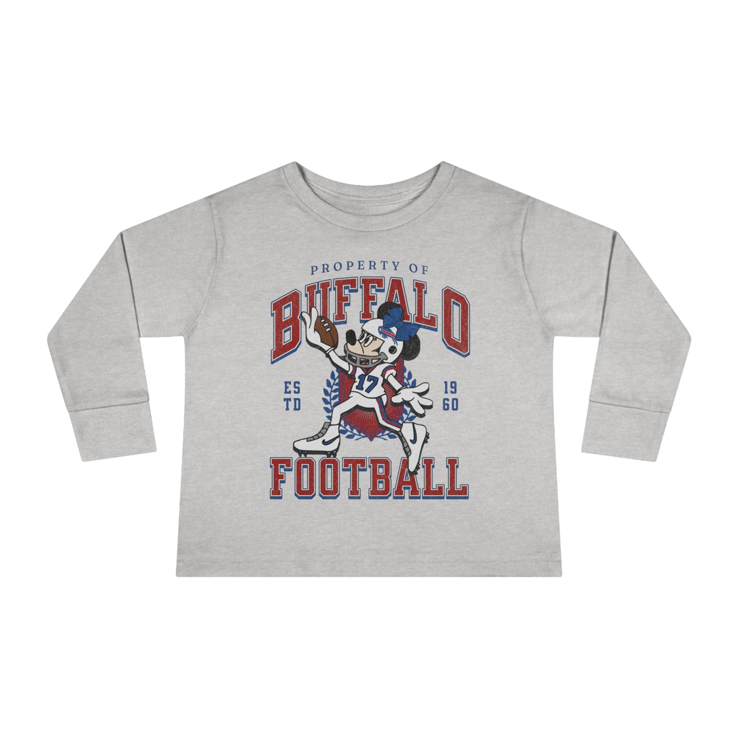 Minnie Buffalo Football Touchdown Long Sleeve Shirt