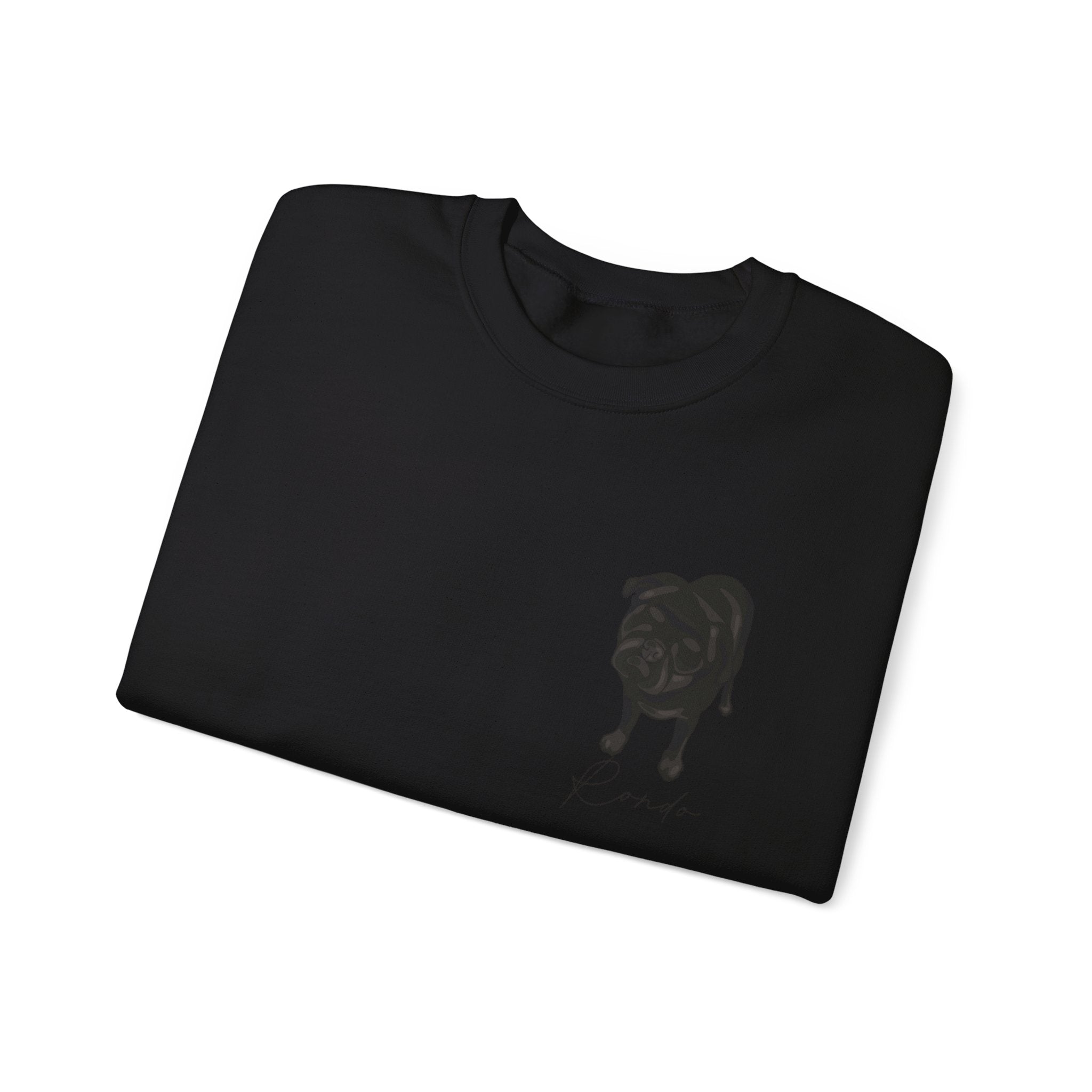 Crewneck sweatshirt with custom portrait