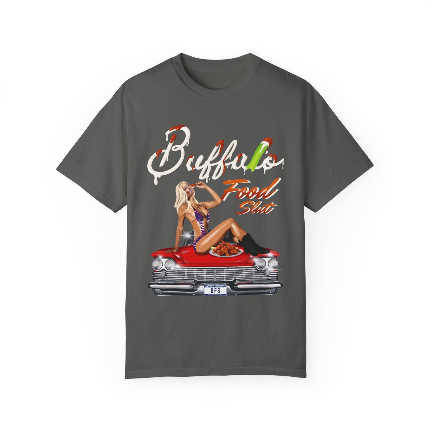 Buffalo Food Slut X Hashtag Beanie T-Shirt