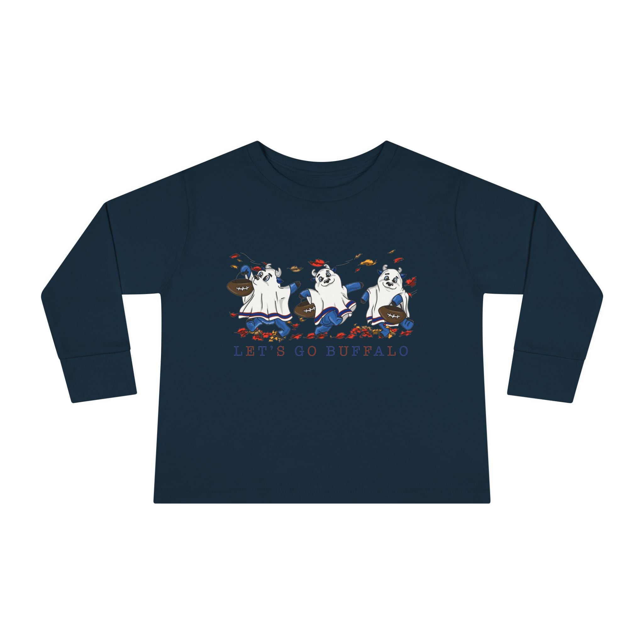 Spooky Billy Let's Go Buffalo Toddler Longsleeve