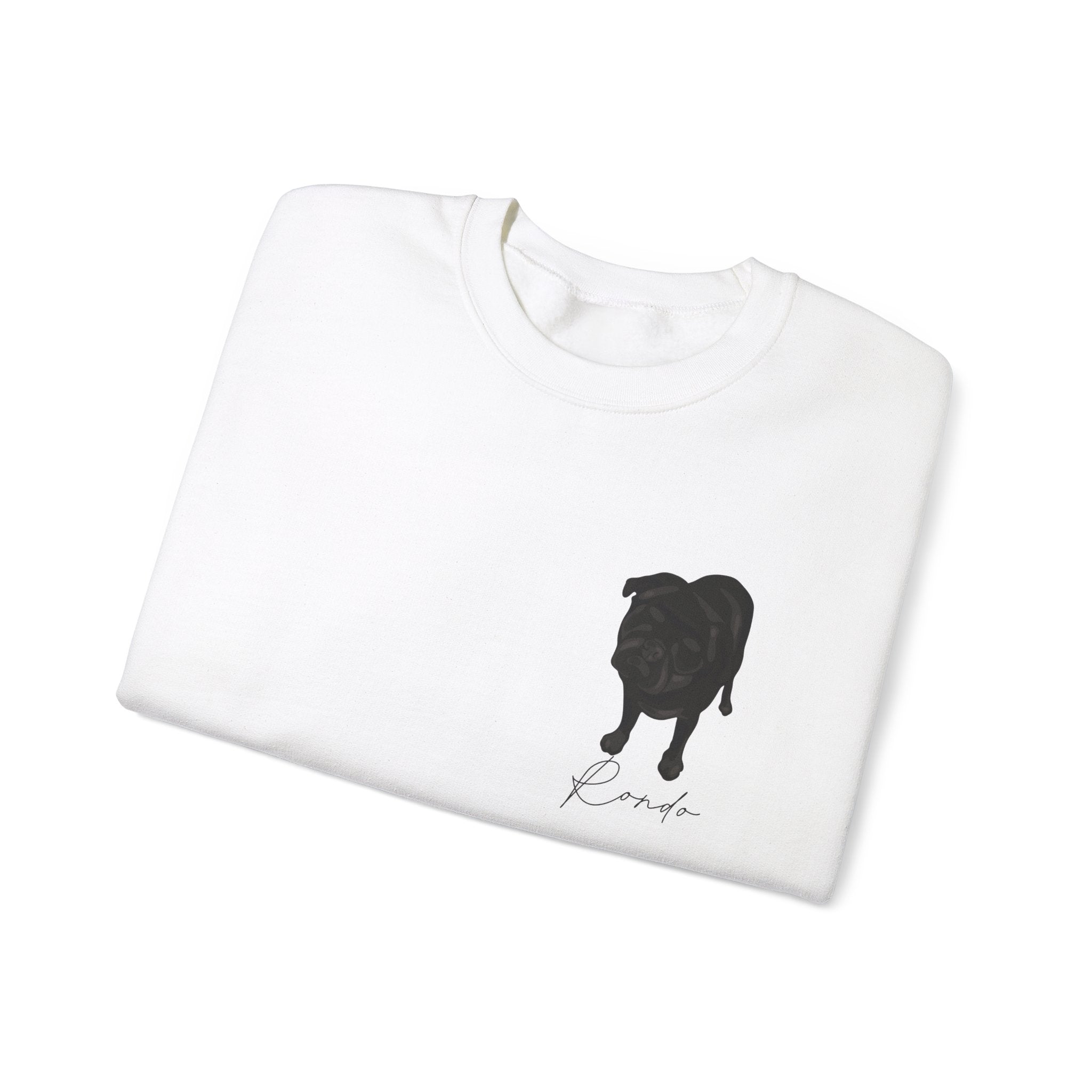 Crewneck sweatshirt with custom portrait
