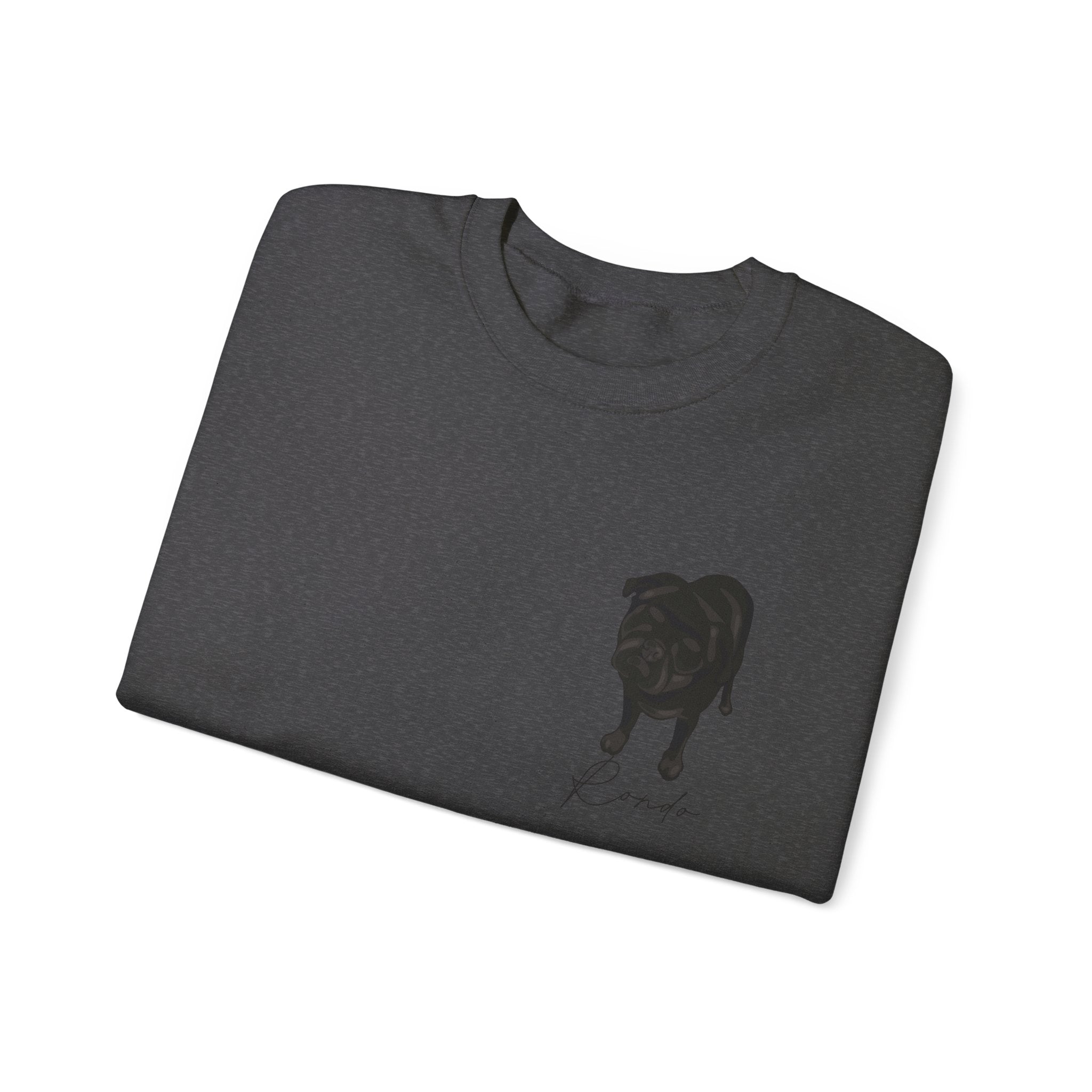 Crewneck sweatshirt with custom portrait