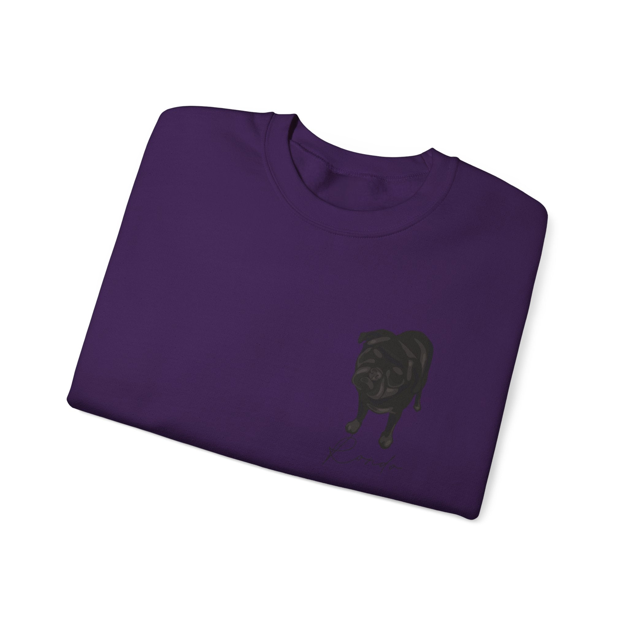 Crewneck sweatshirt with custom portrait