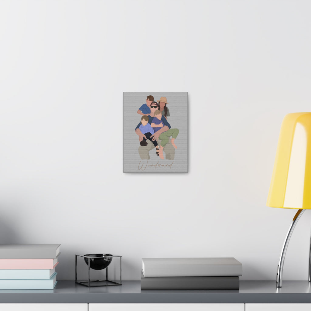 Canvas with custom portrait
