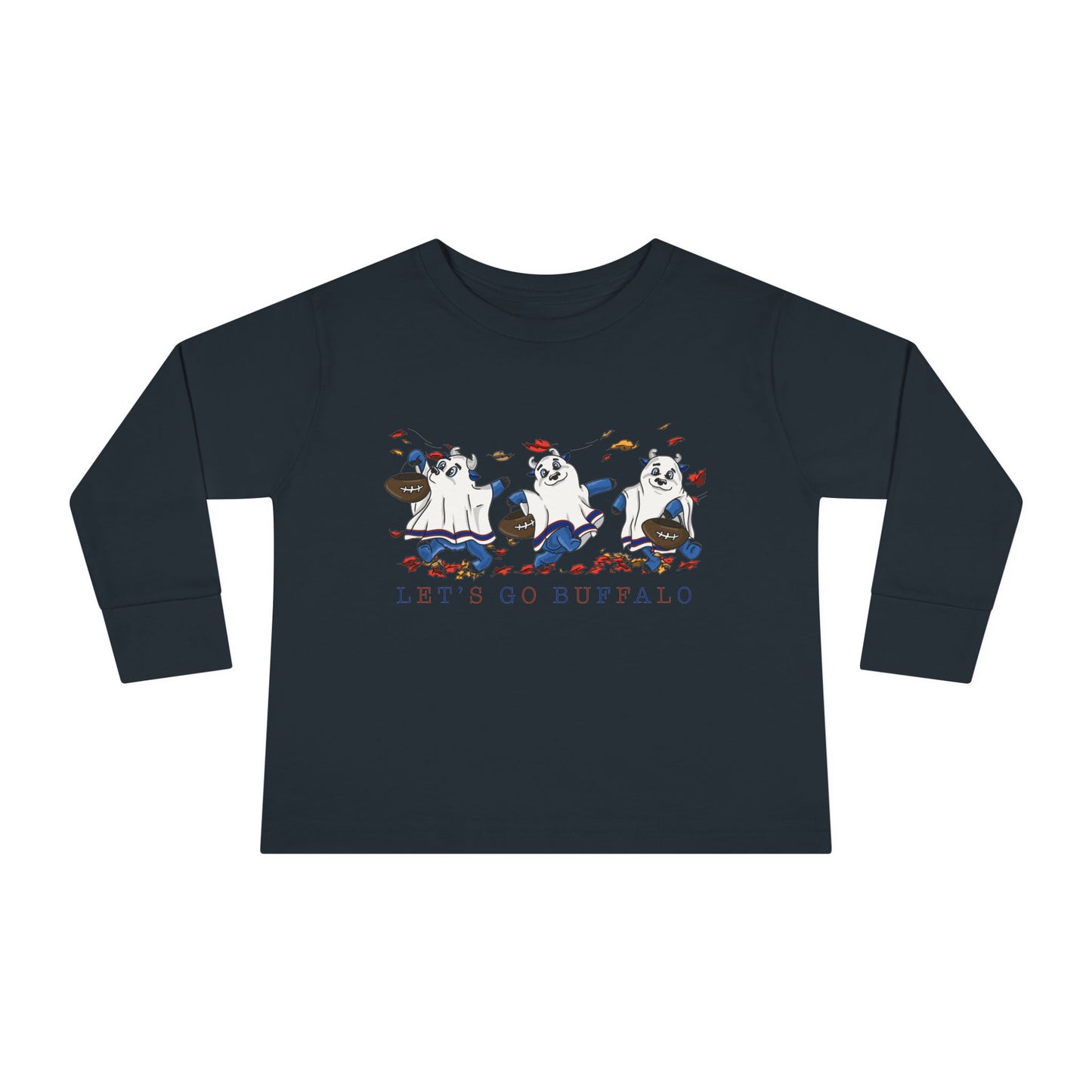 Spooky Billy Let's Go Buffalo Toddler Longsleeve