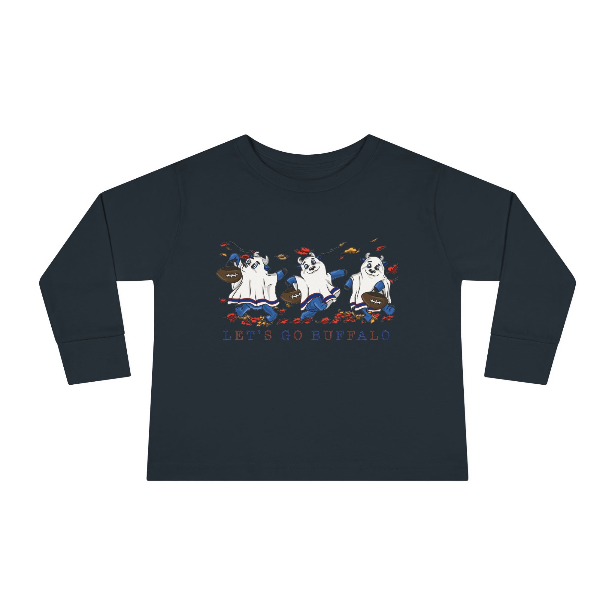 Spooky Billy Let's Go Buffalo Toddler Longsleeve