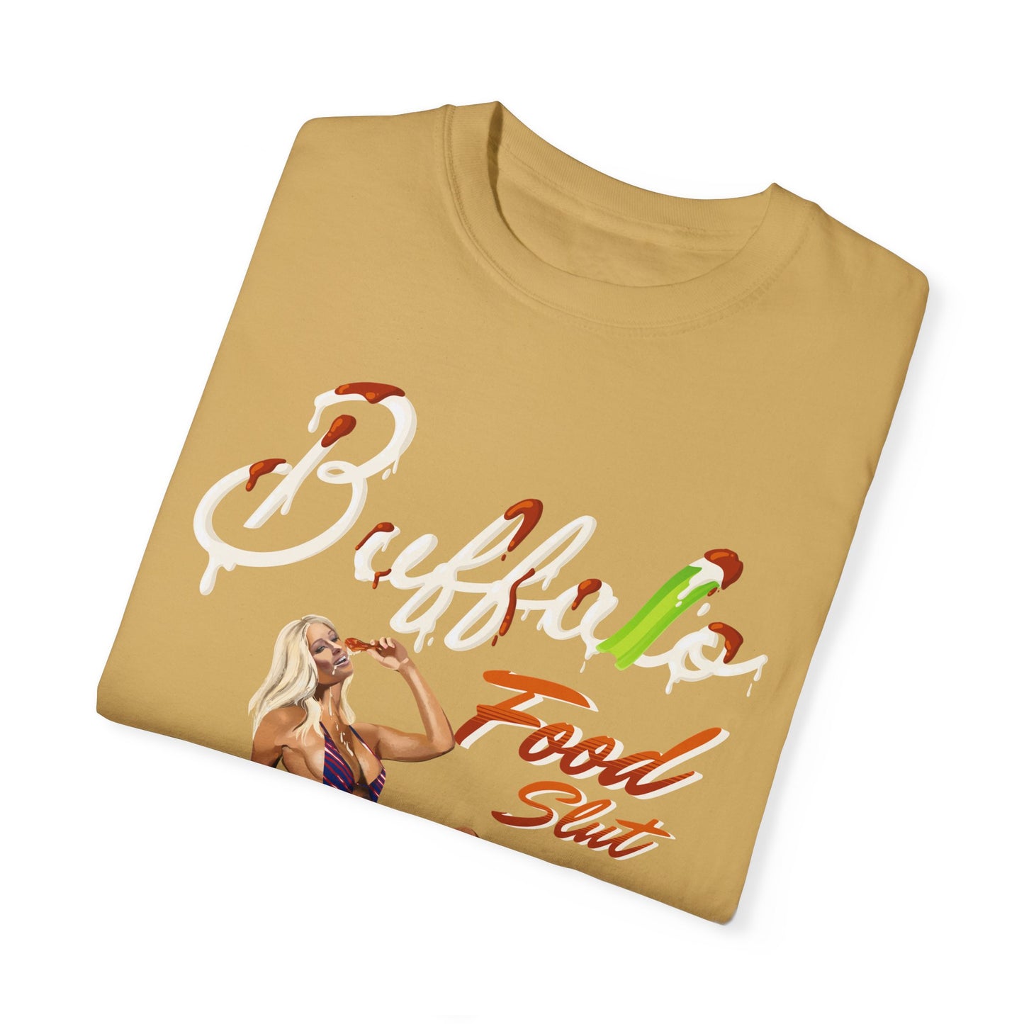 Buffalo Food Slut X Hashtag Beanie T-Shirt