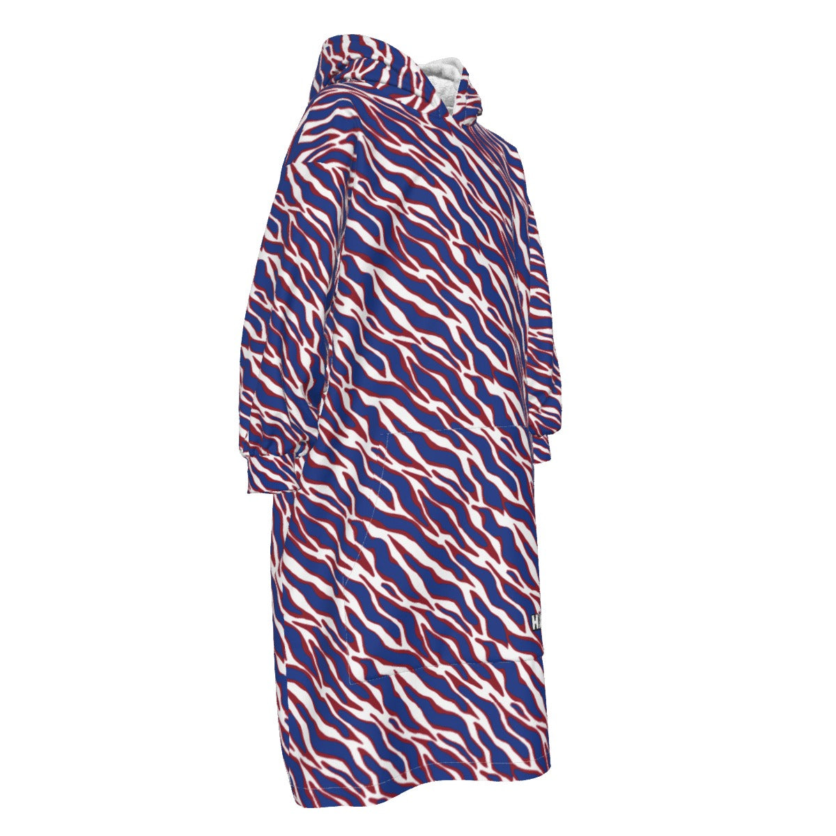 Zebra Kid's Sherpa Hoodie Blanket