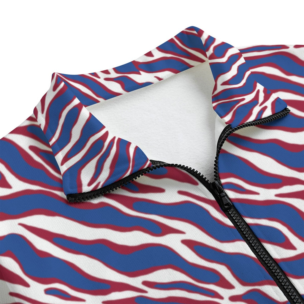 Zebra Zip Up Fleece
