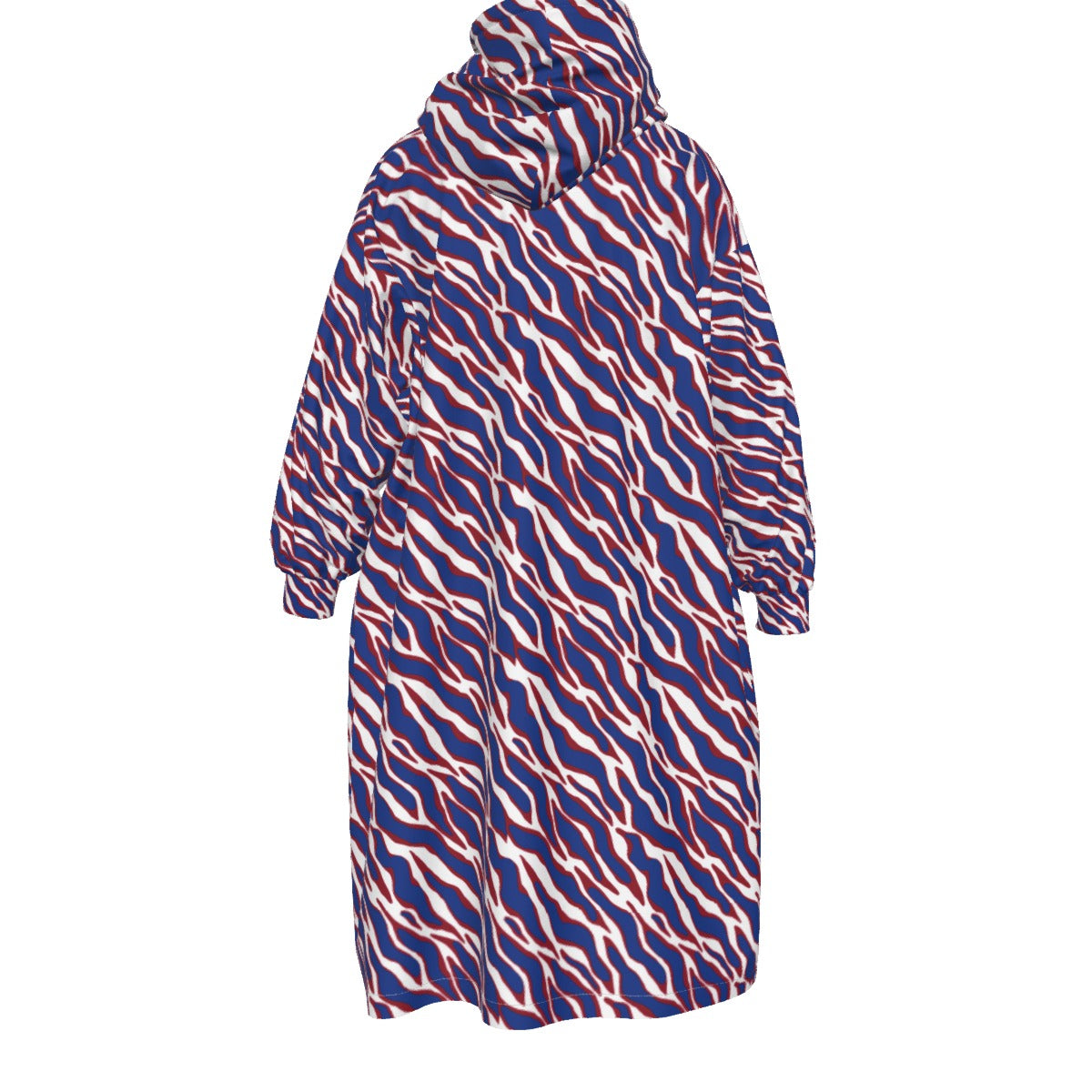 Zebra Kid's Sherpa Hoodie Blanket