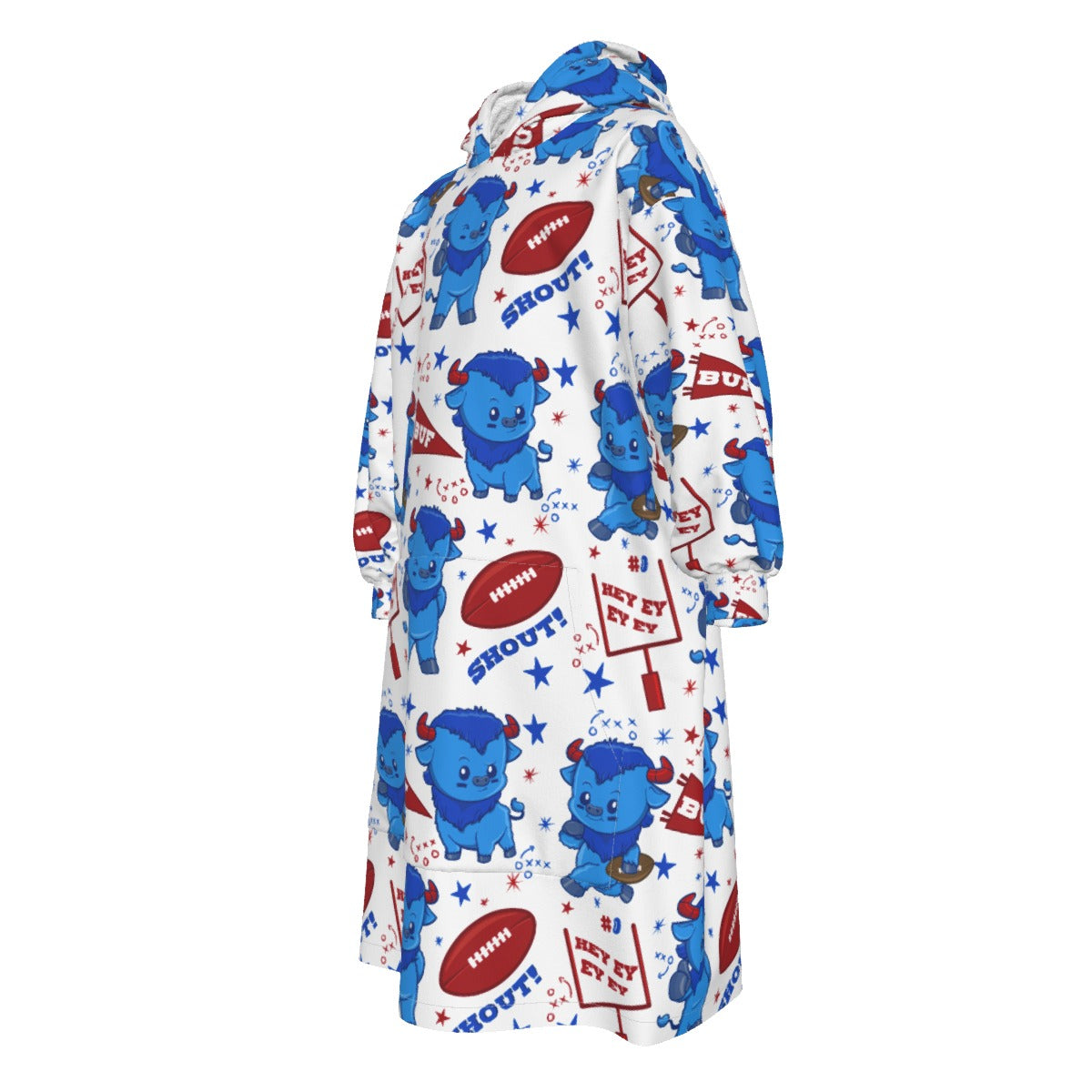 Baby Buf Hoodie Blanket