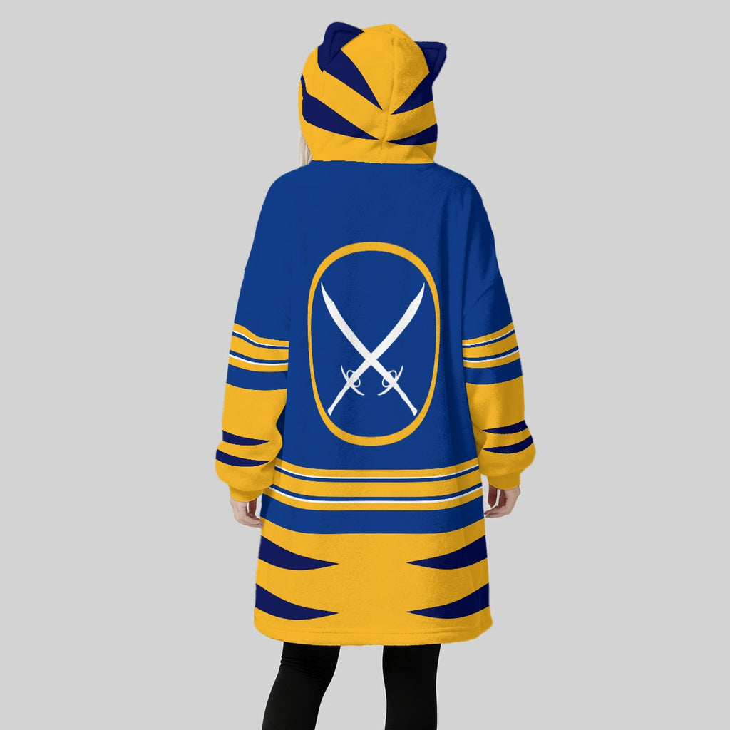Adult Sabre Tooth Blanket Hoodie