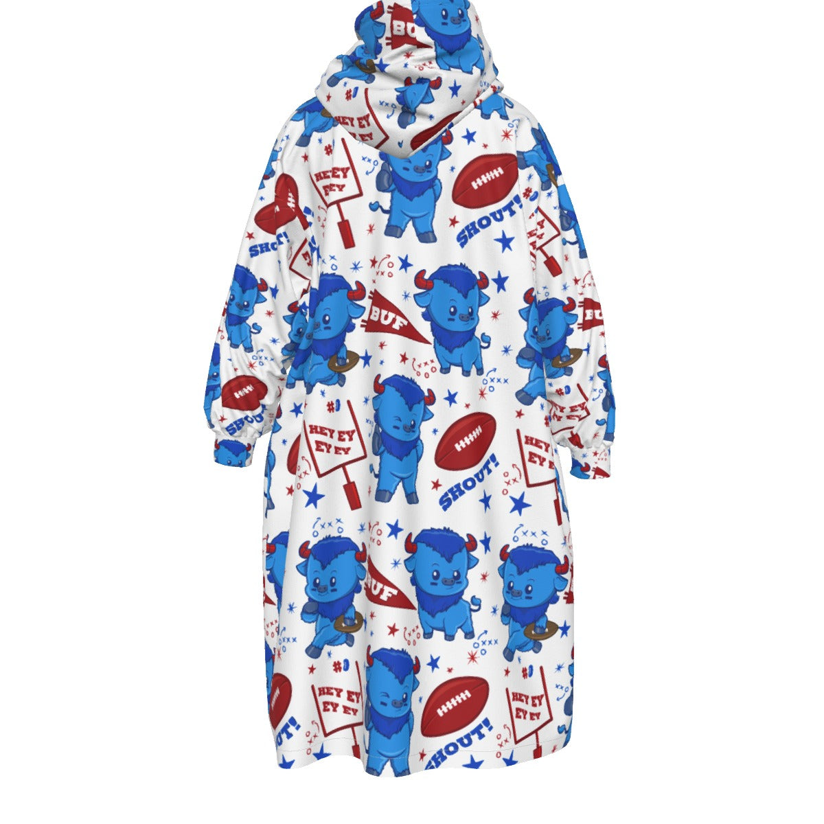 Baby Buf Hoodie Blanket