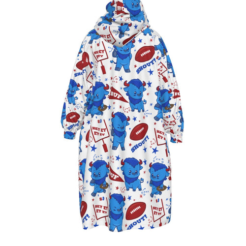 Baby Buf Hoodie Blanket