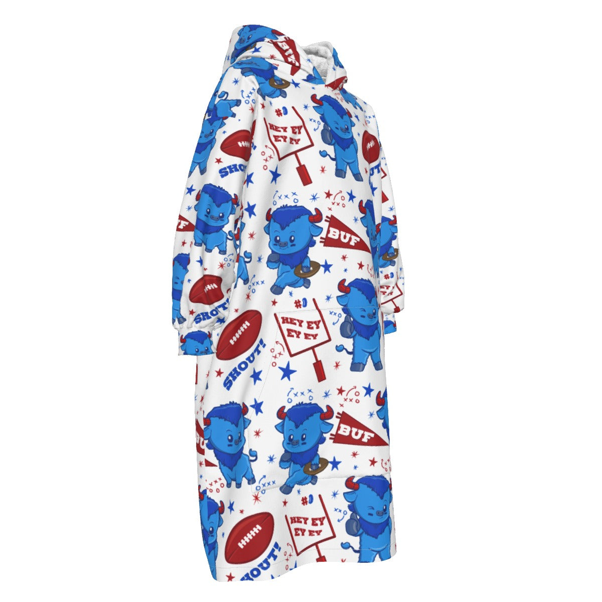 Baby Buf Hoodie Blanket