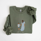 Crewneck sweatshirt with custom portrait