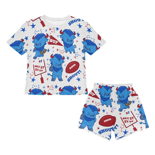 Tiny Tailgaters Summer Short Set Billy Pattern