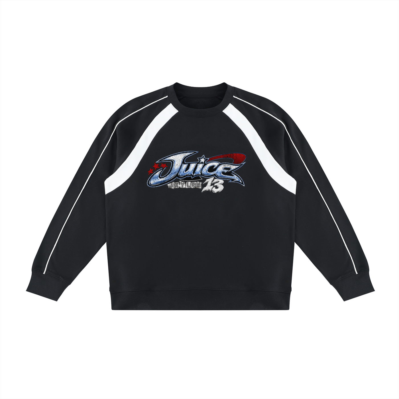 Skyler "JUICE" Bell Color Block Crewneck Sweatshirt
